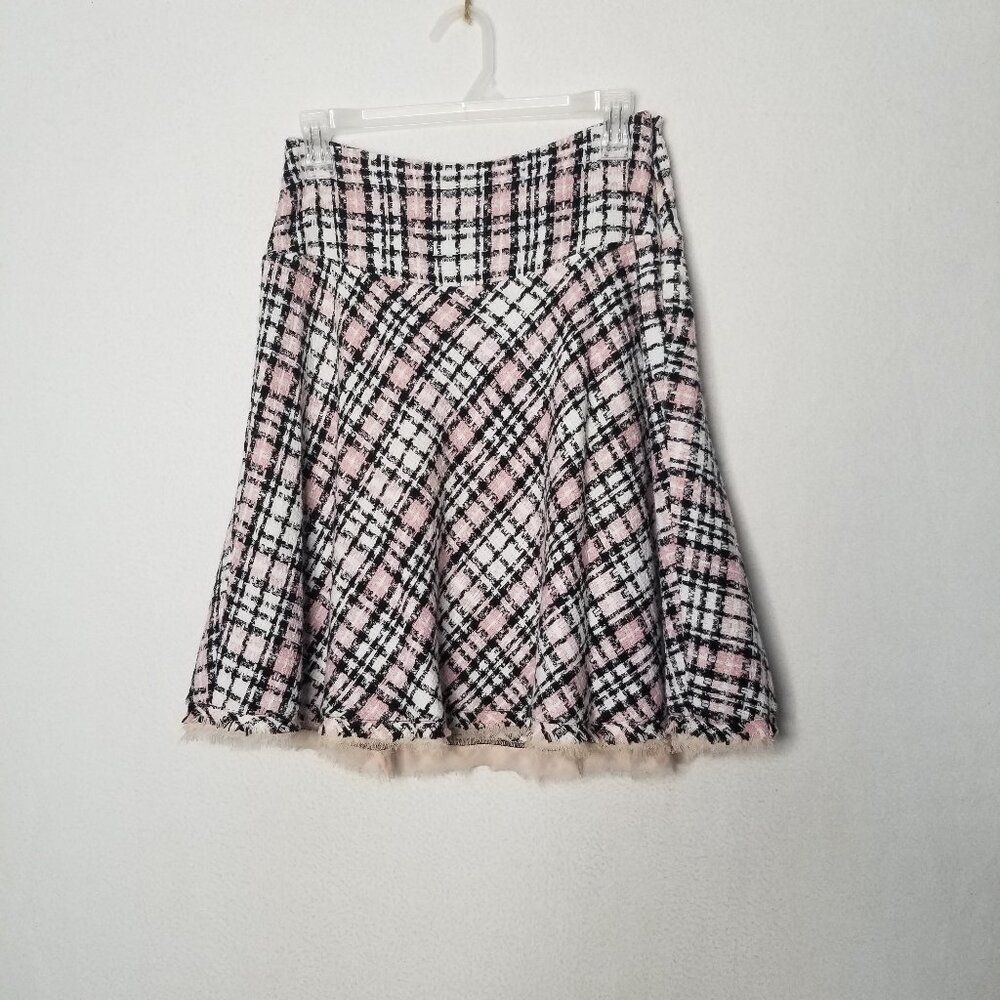 Sunny Leigh Skater Skirt Pink Black White Size 4
